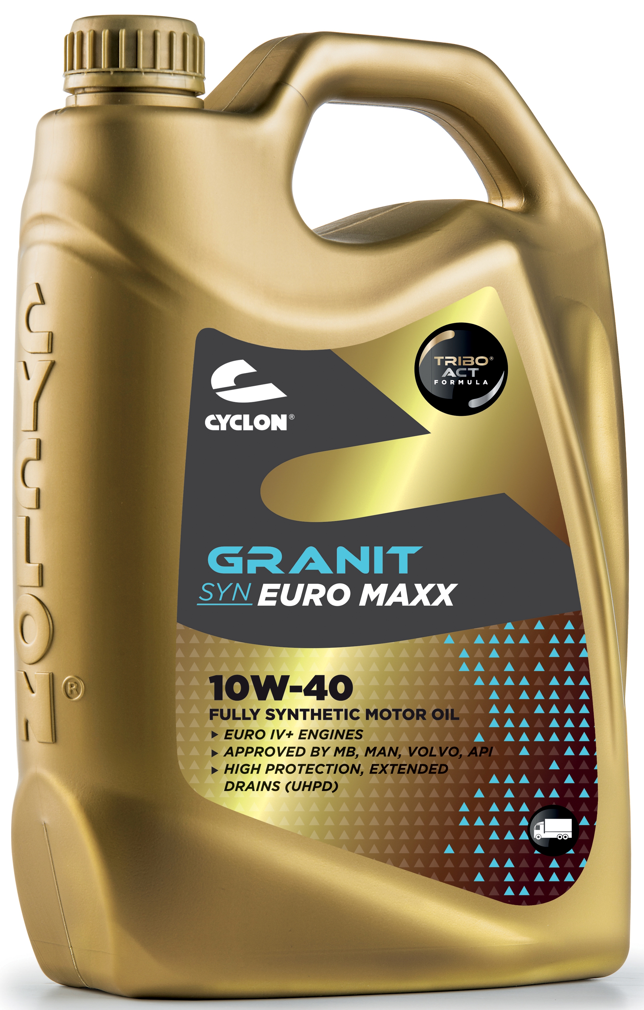 фото Моторное масло cyclon granit syn euro maxx 10w-40, 4л