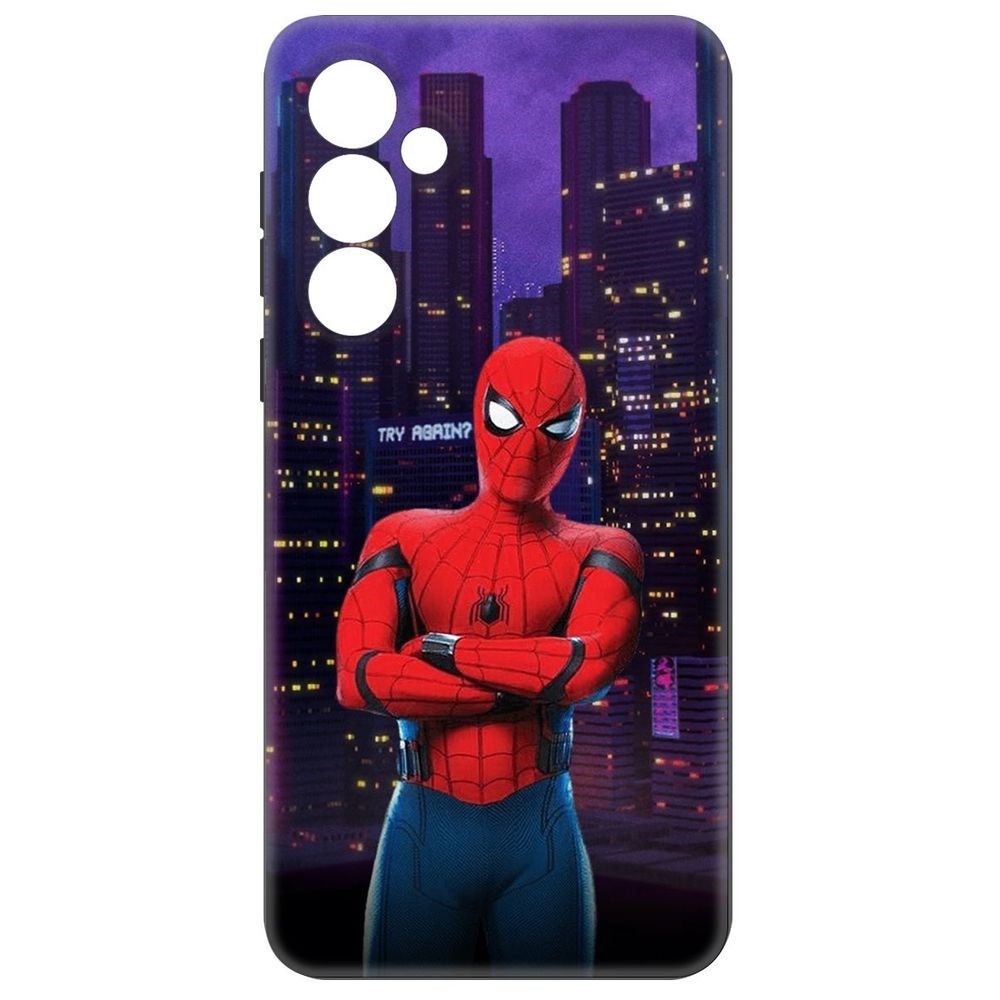 Чехол-накладка Krutoff Soft Case Человек-Паук. На крыше для Samsung Galaxy S23 FE черный
Чехол-накладка Krutoff Soft Case Человек-Паук. На крыше для Samsung Galaxy S23 FE черный