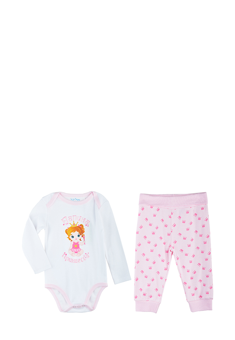 Комплект одежды для новорожденных Kari baby AW20B07603504 белый/розовый р.86, Розовый;белый, AW20B07603504
Комплект одежды для новорожденных Kari baby AW20B07603504 белый/розовый р.86, Розовый;белый, AW20B07603504