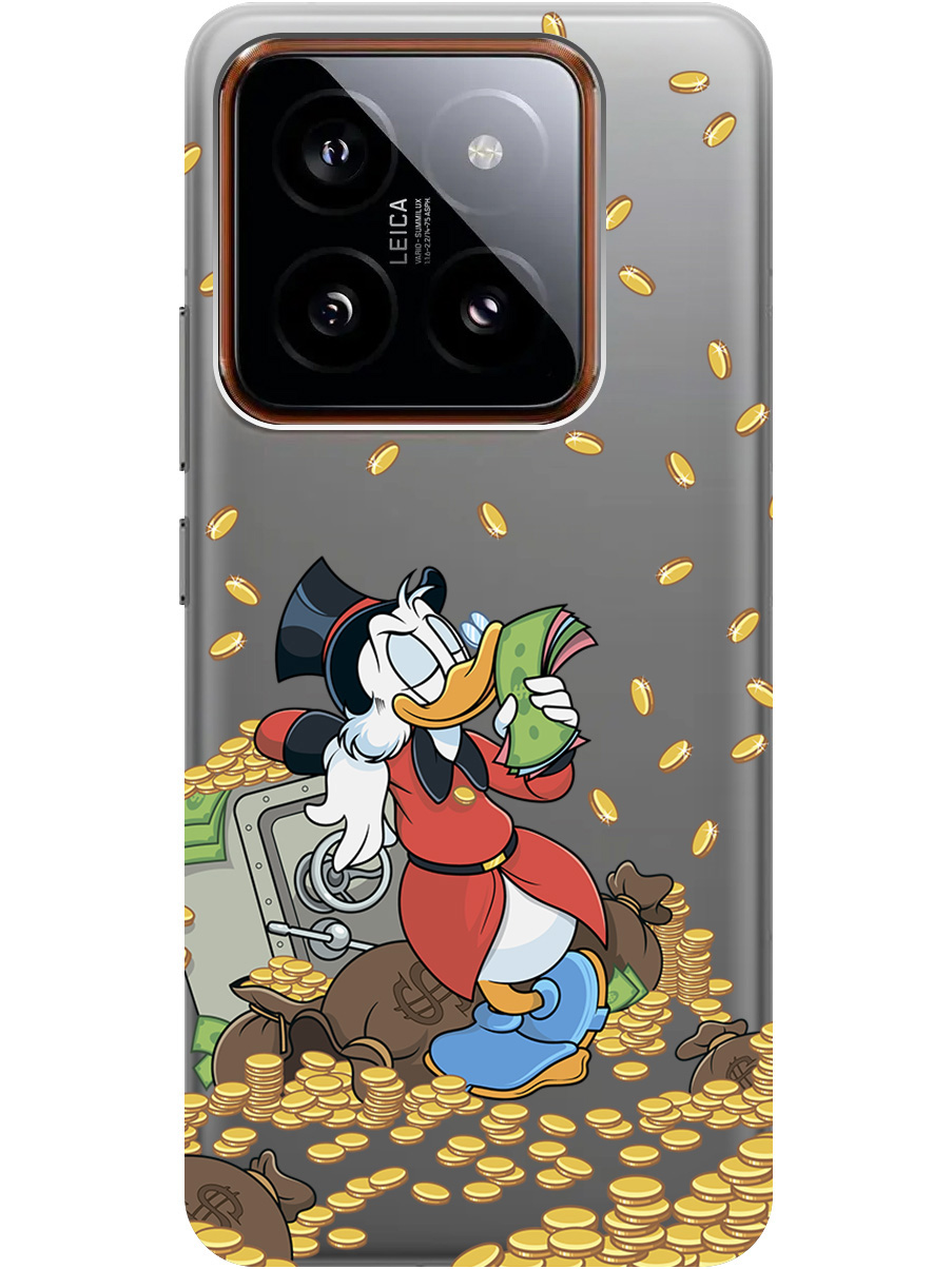Силиконовый чехол на Xiaomi 14 Pro с принтом "Скрудж и сейф" прозрачный, Белый;красный;прозрачный, 777771071
Силиконовый чехол на Xiaomi 14 Pro с принтом "Скрудж и сейф" прозрачный, Белый;красный;прозрачный, 777771071