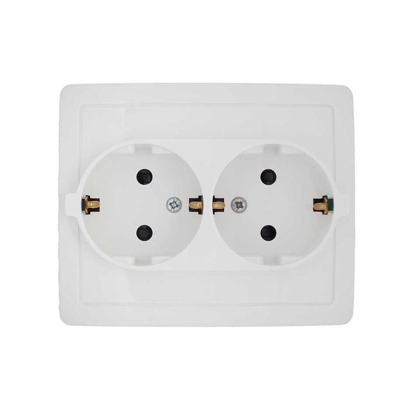Розетка 2-м СП Simon15 16А IP20 250В с заземл. Schuko защ. шторки винт. клеммы бел., Белый
Розетка 2-м СП Simon15 16А IP20 250В с заземл. Schuko защ. шторки винт. клеммы бел., Белый