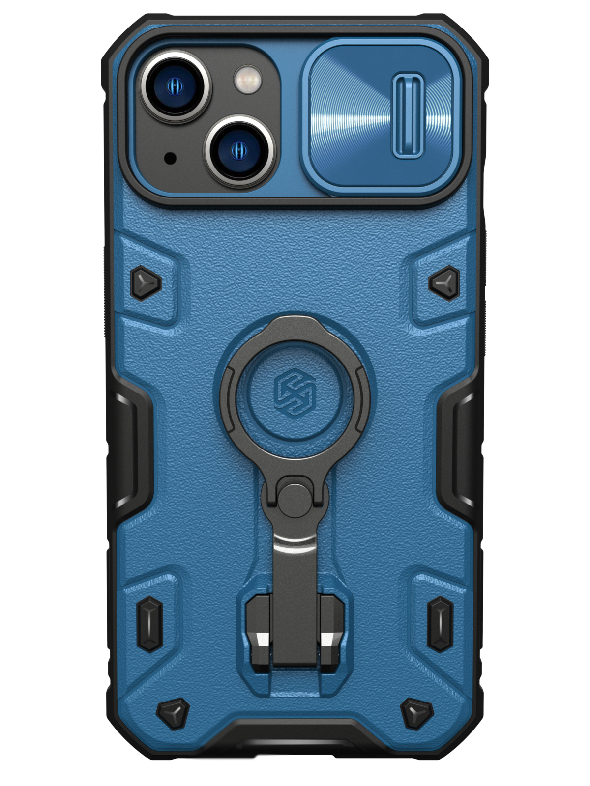 Чехол Nillkin для iPhone 14 Plus с MagSafe и шторкой для камеры синего цвета, Синий, CamShield Armor Pro Magnetic
Чехол Nillkin для iPhone 14 Plus с MagSafe и шторкой для камеры синего цвета, Синий, CamShield Armor Pro Magnetic