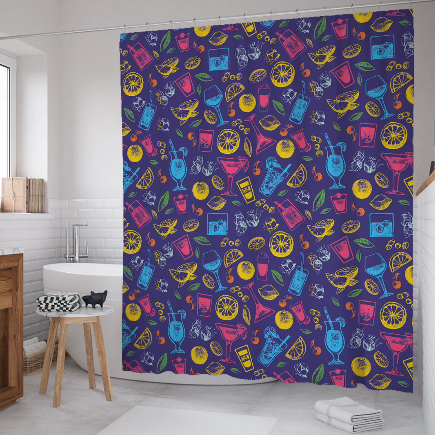 Штора для ванной JoyArty "Коктейльная вечеринка" из сатена, 180х200 см с крючками, Синий, Коктейльная вечеринка
Штора для ванной JoyArty "Коктейльная вечеринка" из сатена, 180х200 см с крючками, Синий, Коктейльная вечеринка