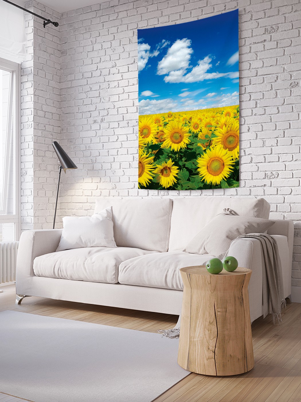 Вертикальное фотопанно на стену JoyArty Подсолнухи под небом 150x200 см, Подсолнухи под небом
Вертикальное фотопанно на стену JoyArty Подсолнухи под небом 150x200 см, Подсолнухи под небом