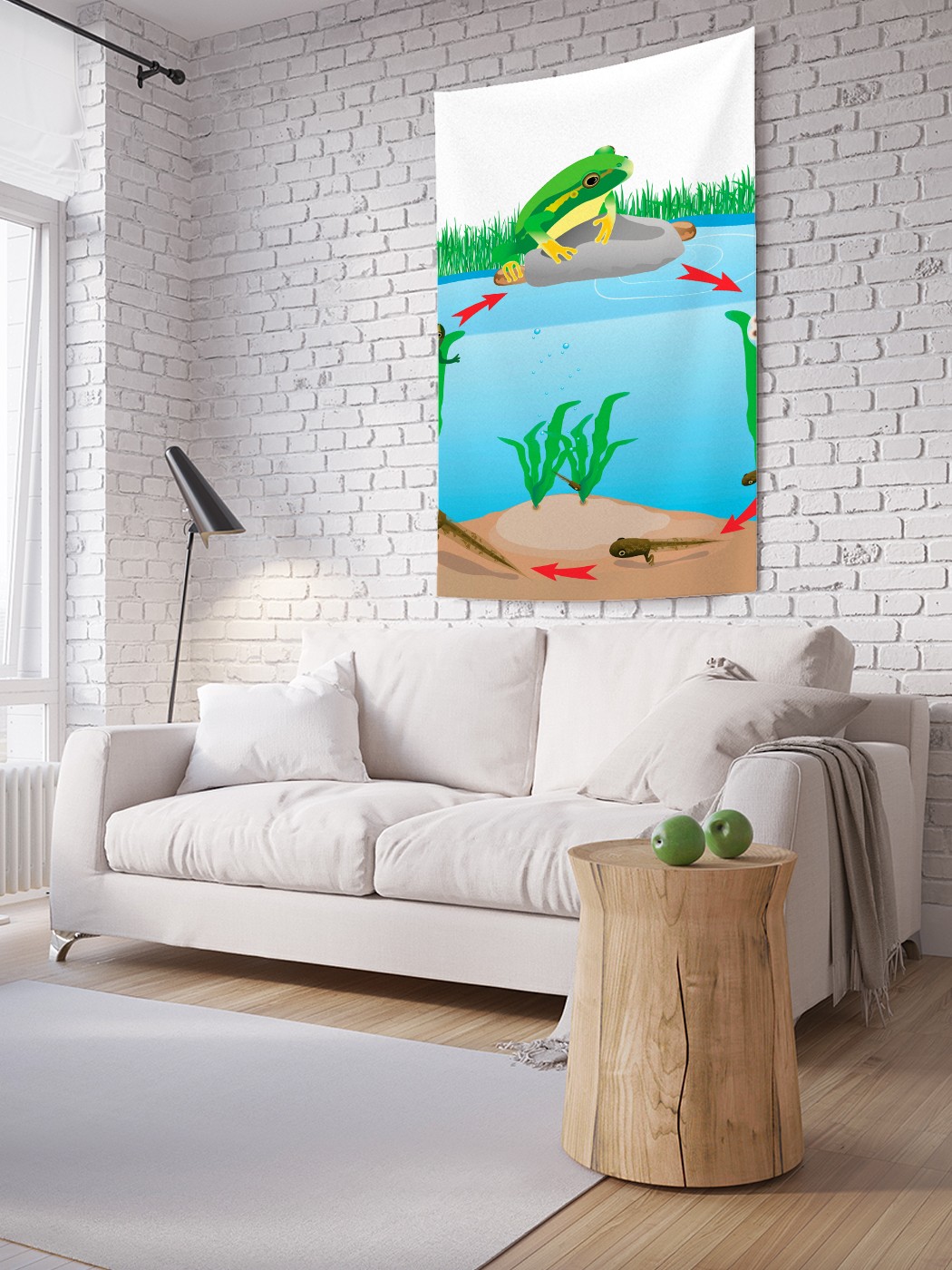 Вертикальное фотопанно на стену JoyArty Круговорот лягушек 150x200 см, Круговорот лягушек
Вертикальное фотопанно на стену JoyArty Круговорот лягушек 150x200 см, Круговорот лягушек