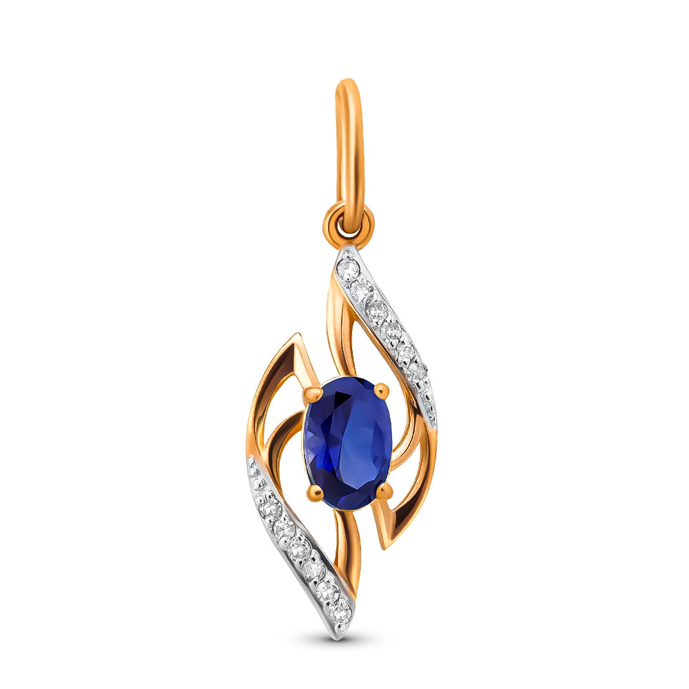 Подвеска из красного золота 585Gold 103001811, сапфир искусственный\бриллиант, 103001811
Подвеска из красного золота 585Gold 103001811, сапфир искусственный\бриллиант, 103001811