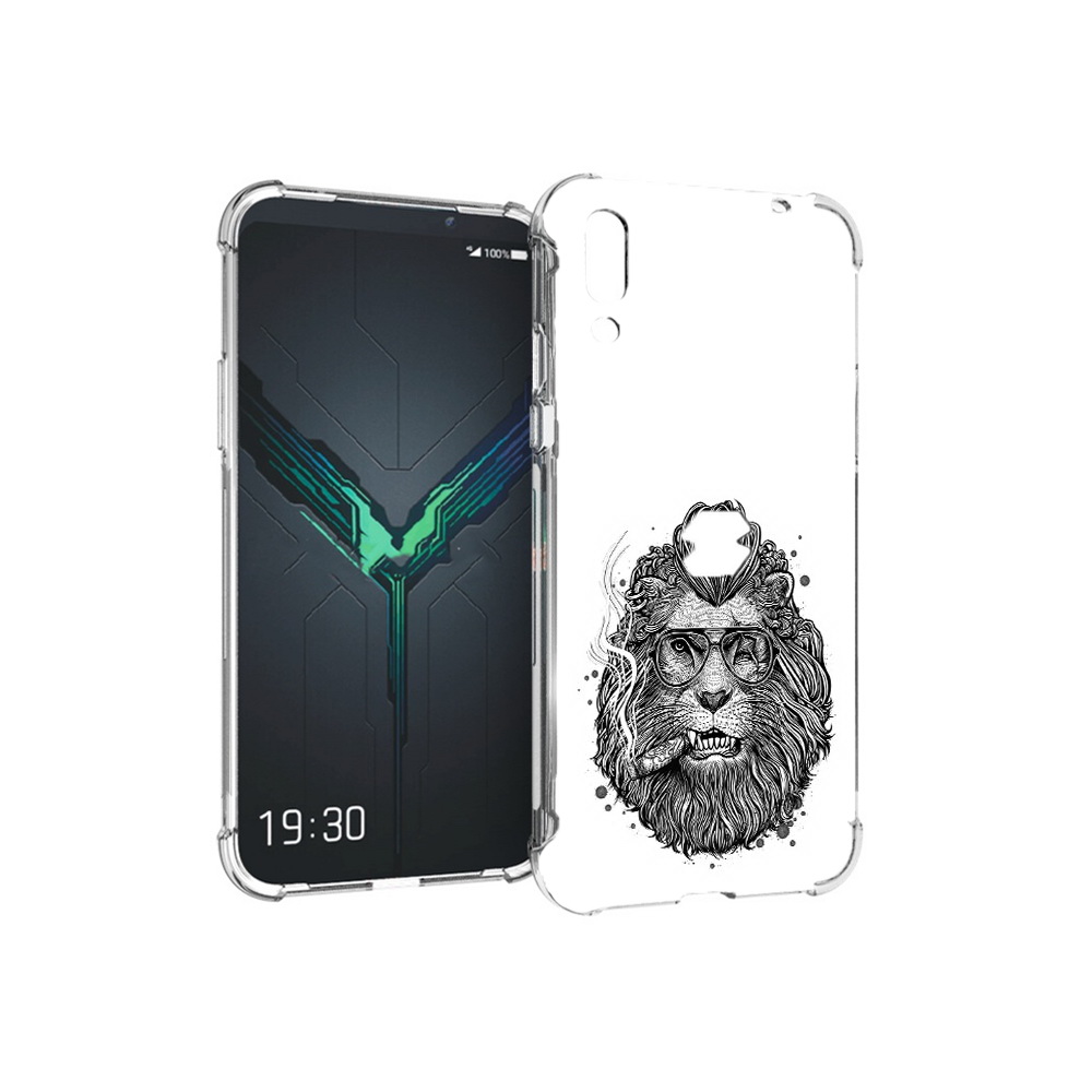 Чехол MyPads Tocco для Xiaomi Black Shark 2 курящий лев (PT144492.263.432), Прозрачный, Tocco 
Чехол MyPads Tocco для Xiaomi Black Shark 2 курящий лев (PT144492.263.432), Прозрачный, Tocco