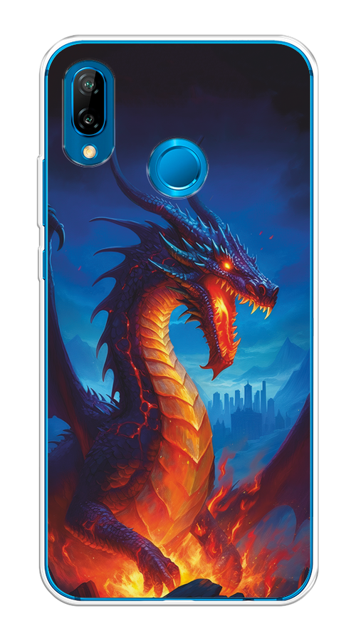 Чехол на Huawei P20 Lite/Nova 3E "Дракон над лавой", Оранжевый;коричневый;синий, 64450-1
Чехол на Huawei P20 Lite/Nova 3E "Дракон над лавой", Оранжевый;коричневый;синий, 64450-1