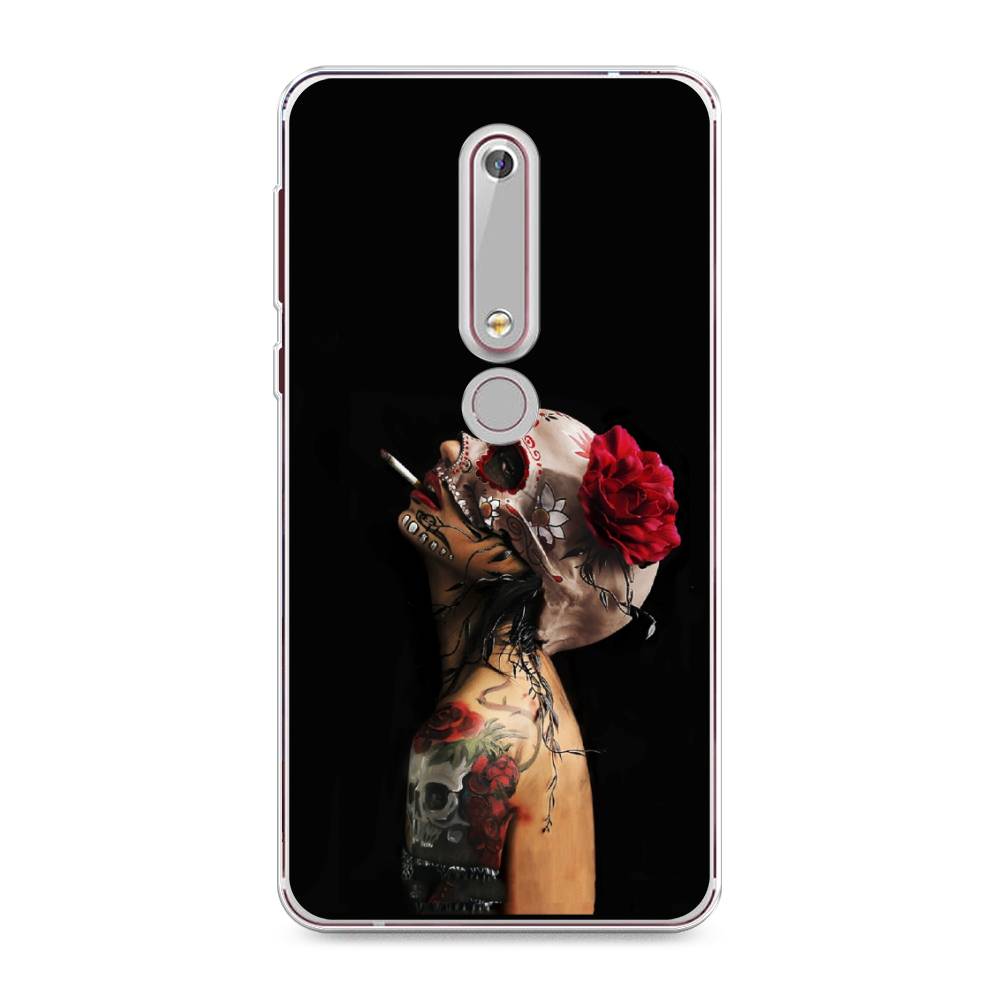 Чехол Awog на Nokia 6 2018 / Нокиа 6 2018 "Девушка с черепом", Черный;красный;бежевый, 120950-9
Чехол Awog на Nokia 6 2018 / Нокиа 6 2018 "Девушка с черепом", Черный;красный;бежевый, 120950-9