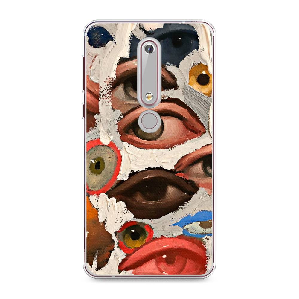 Чехол Awog на Nokia 6 2018 / Нокиа 6 2018 "Глаза масляная живопись", Серый;бежевый;красный, 120950-7
Чехол Awog на Nokia 6 2018 / Нокиа 6 2018 "Глаза масляная живопись", Серый;бежевый;красный, 120950-7