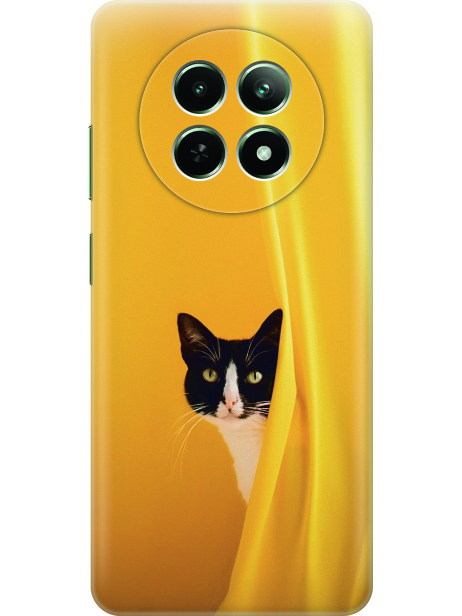 Силиконовый чехол на Realme 12 5g с принтом "Выглядывающий котик", Прозрачный;белый;желтый;черный, 783982612
Силиконовый чехол на Realme 12 5g с принтом "Выглядывающий котик", Прозрачный;белый;желтый;черный, 783982612