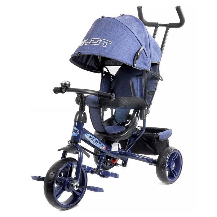 фото Велосипед трехколесный pilot синий shantou gepai pt3b