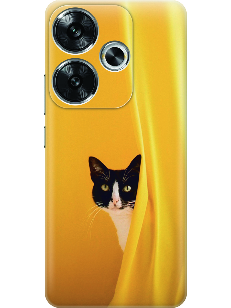 Силиконовый чехол на Xiaomi Redmi Turbo 3 / Poco F6 с принтом "Выглядывающий котик", Прозрачный;белый;желтый;черный, 783980812
Силиконовый чехол на Xiaomi Redmi Turbo 3 / Poco F6 с принтом "Выглядывающий котик", Прозрачный;белый;желтый;черный, 783980812