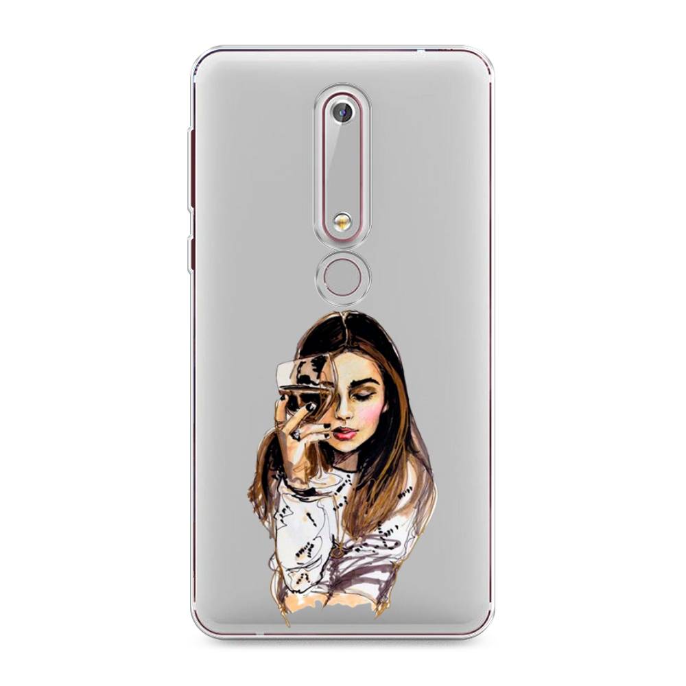 Чехол Awog на Nokia 6 2018 / Нокиа 6 2018 "Девушка с бокалом", Коричневый;прозрачный;бежевый, 120950-7
Чехол Awog на Nokia 6 2018 / Нокиа 6 2018 "Девушка с бокалом", Коричневый;прозрачный;бежевый, 120950-7