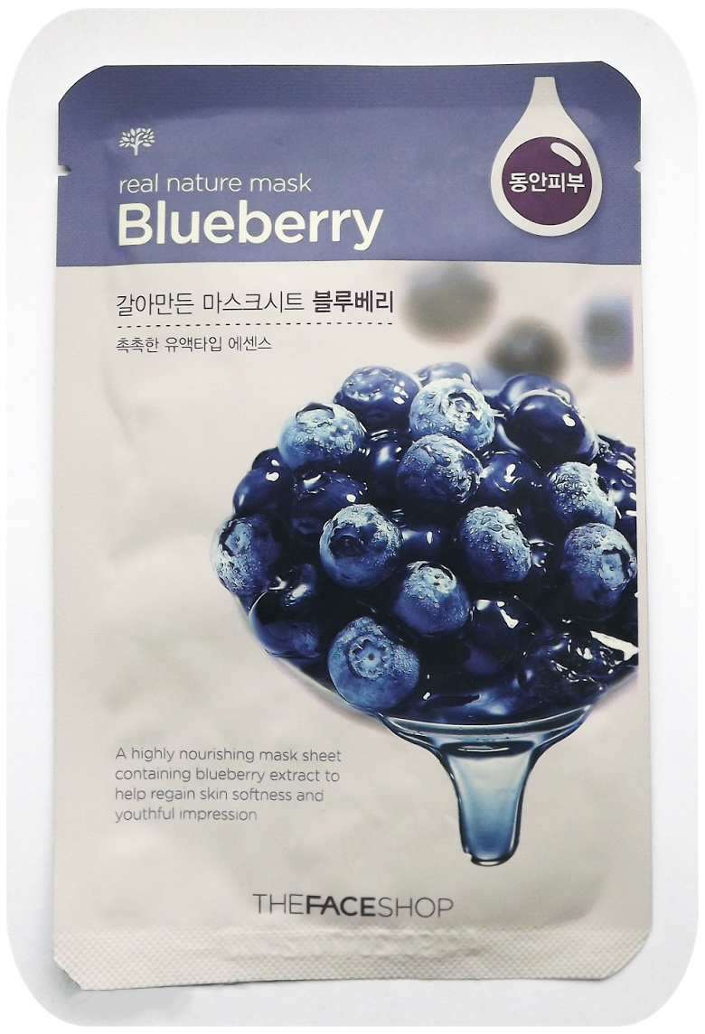 Маска для лица THE FACE SHOP Real Nature Mask Sheet Blueberry 23 г, real Nature Mask Sheet Blueberry
Маска для лица THE FACE SHOP Real Nature Mask Sheet Blueberry 23 г, real Nature Mask Sheet Blueberry