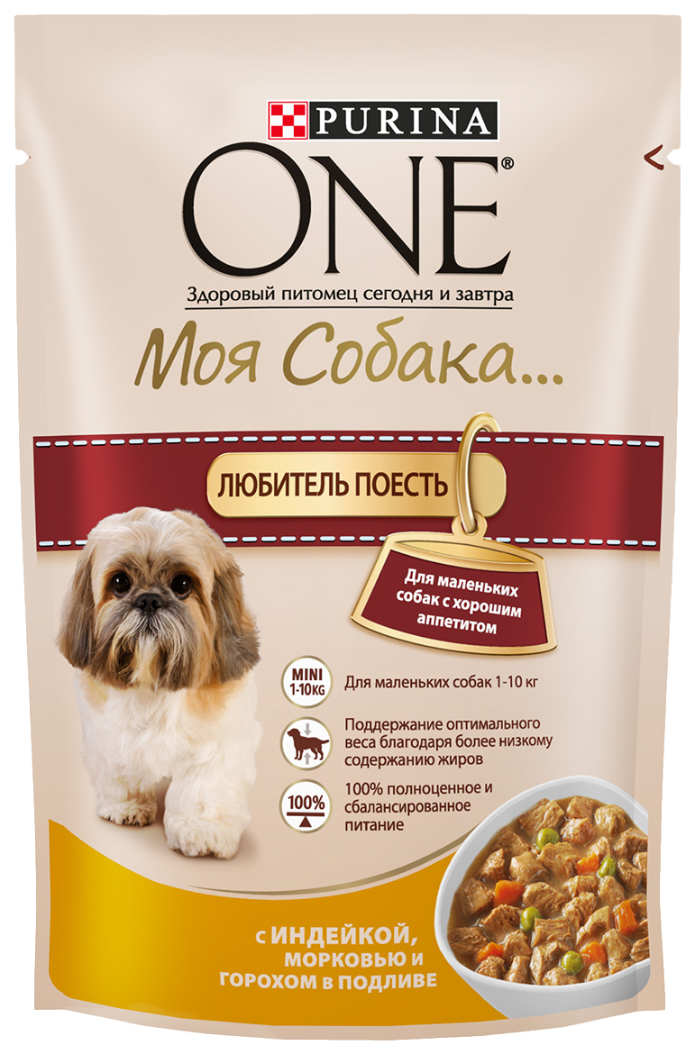 Влажный корм для собак Purina One Моя Собака... Любитель Поесть, индейка, овощи, 100г, Моя Собака... Любитель Поесть
Влажный корм для собак Purina One Моя Собака... Любитель Поесть, индейка, овощи, 100г, Моя Собака... Любитель Поесть