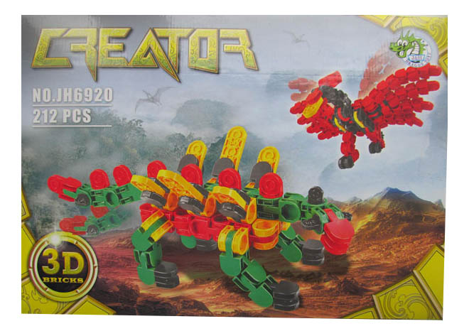 Конструктор Динозавры Dragon Toys Страйп 212 дет., Зеленый;красный;желтый;черный, Динозавры
Конструктор Динозавры Dragon Toys Страйп 212 дет., Зеленый;красный;желтый;черный, Динозавры