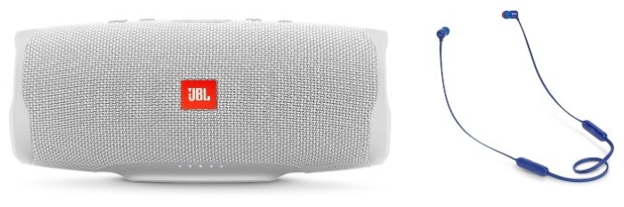Портативная колонка JBL Charge 4 White + T110BT Blue White, Charge 4 White + T110BT Blue
Портативная колонка JBL Charge 4 White + T110BT Blue White, Charge 4 White + T110BT Blue