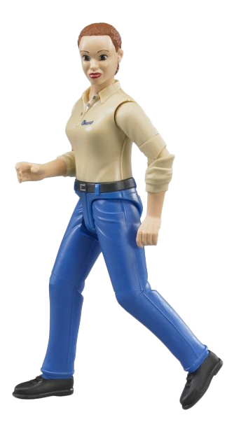 фото Фигурка женщины, голубые джинсы bruder