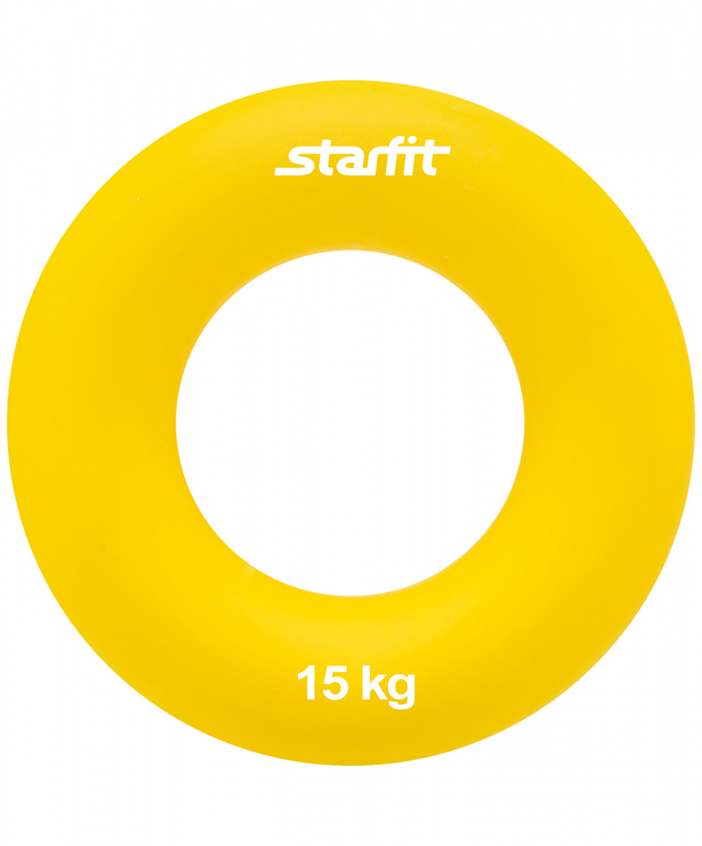 фото Кистевой эспандер starfit es-404 кольцо желтый