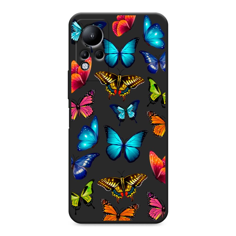 Матовый силиконовый чехол "Разные бабочки" на Infinix Note 11, Разные бабочки 
Матовый силиконовый чехол "Разные бабочки" на Infinix Note 11, Разные бабочки