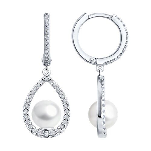 Серьги подвески из серебра TEO MAORI 894026607, жемчуг культивированный/фианит, 894026607
Серьги подвески из серебра TEO MAORI 894026607, жемчуг культивированный/фианит, 894026607