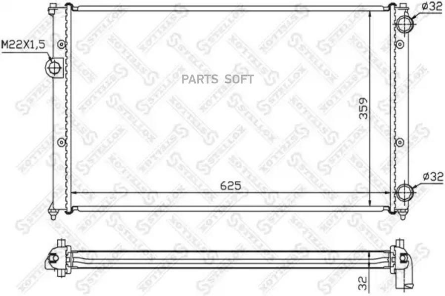 STELLOX 1026423SX 10-26423-SX радиатор охлаждения Seat Cordoba,VW Polo 1.6-2.0/TDi 93 1шт
STELLOX 1026423SX 10-26423-SX радиатор охлаждения Seat Cordoba,VW Polo 1.6-2.0/TDi 93 1шт