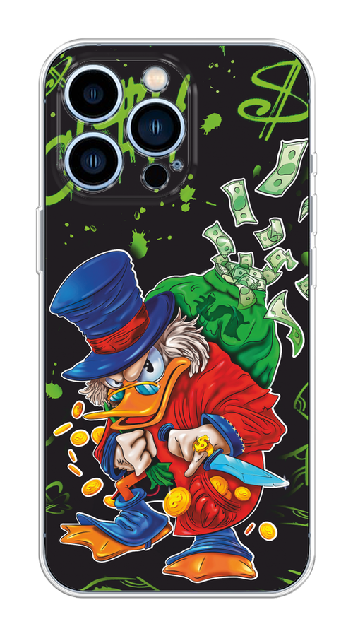 Чехол на Apple iPhone 13 Pro "Скрудж Макдак с мешком денег", Красный;синий;зеленый;черный, 14350-1
Чехол на Apple iPhone 13 Pro "Скрудж Макдак с мешком денег", Красный;синий;зеленый;черный, 14350-1