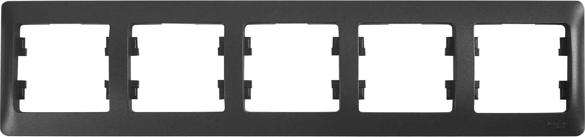 Рамка для розеток и выключателей Schneider Electric Glossa 5 постов цвет антрацит, Черный
Рамка для розеток и выключателей Schneider Electric Glossa 5 постов цвет антрацит, Черный