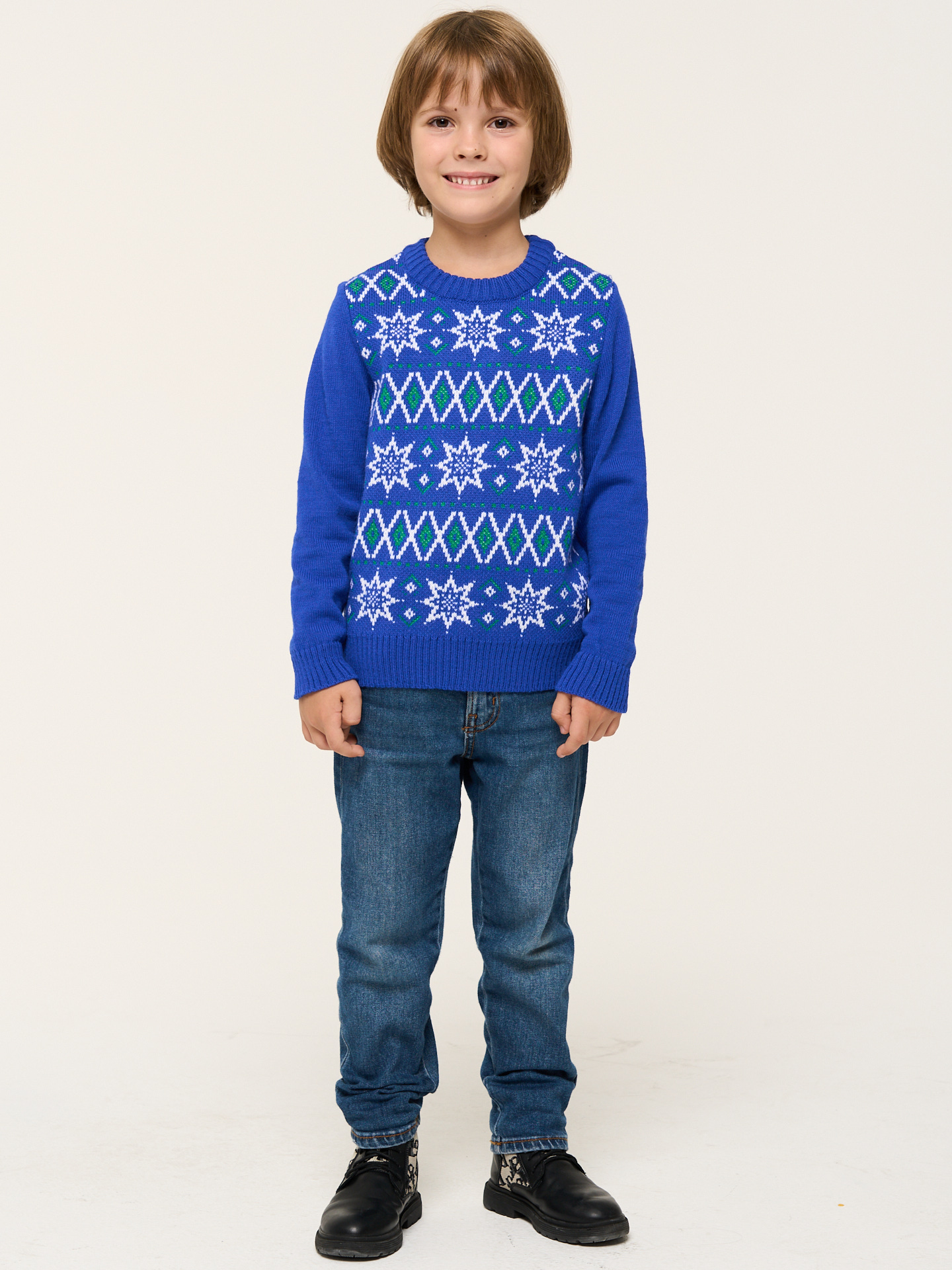 Джемпер детский VAY 5232-6270, 9777 501 40454 электрик белый зелёный лес, 122, Синий, 5232-6270
Джемпер детский VAY 5232-6270, 9777 501 40454 электрик белый зелёный лес, 122, Синий, 5232-6270