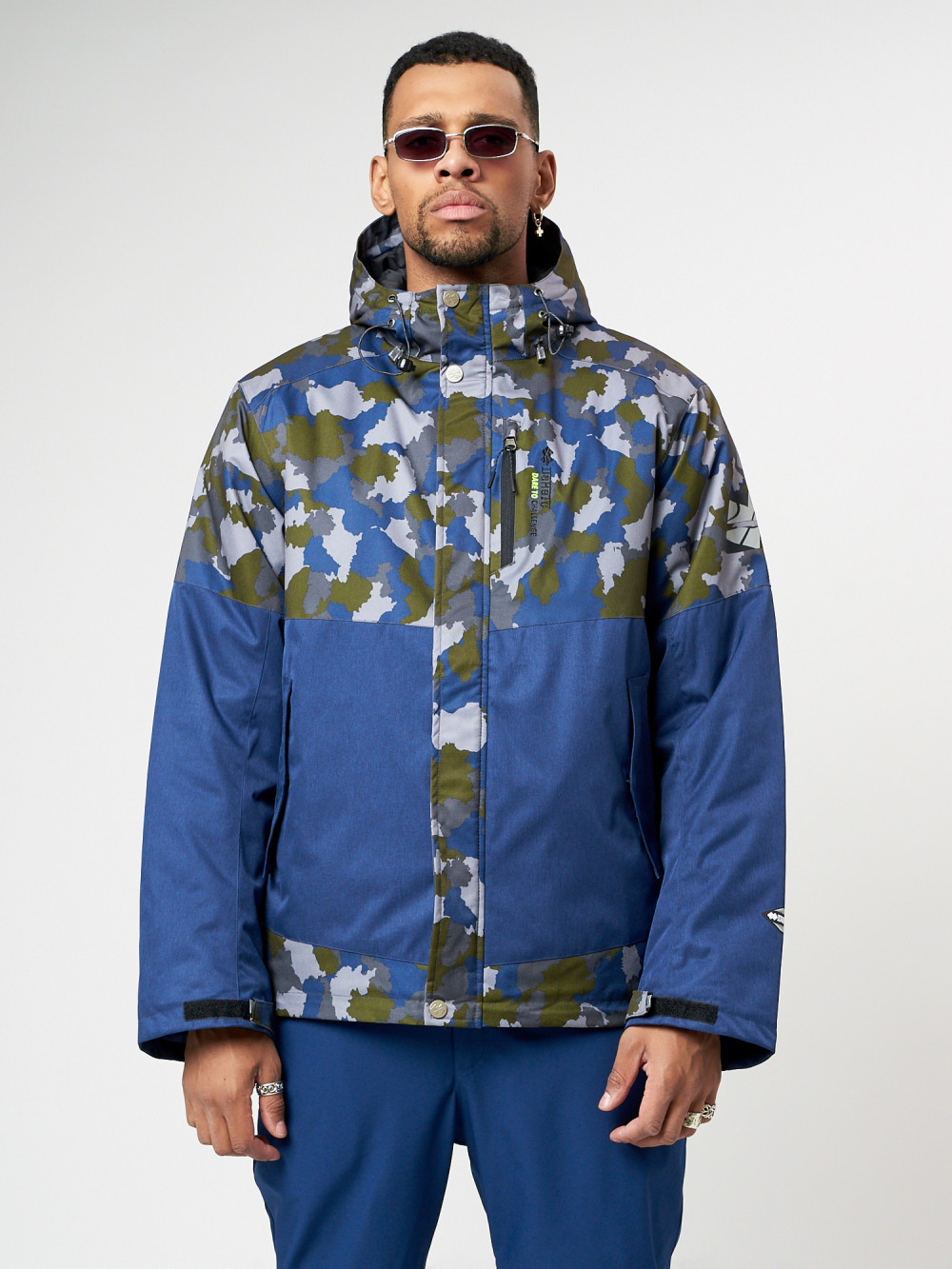 фото Спортивная куртка мужская mtforce 78015 синяя xl