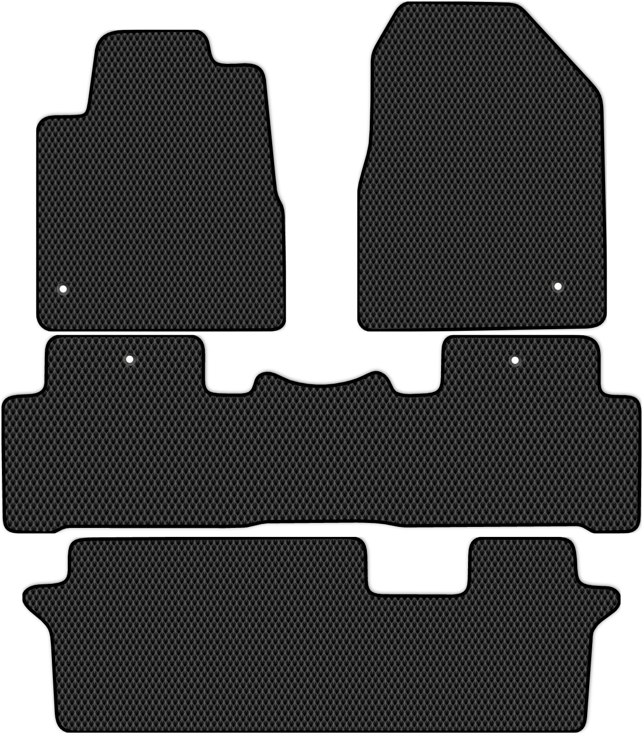 Коврики ЭВА в салон для Honda Pilot (YF4) 2008 - 2015 +3 ряд, 4 шт. черный, 2324-WP4Y-H
Коврики ЭВА в салон для Honda Pilot (YF4) 2008 - 2015 +3 ряд, 4 шт. черный, 2324-WP4Y-H