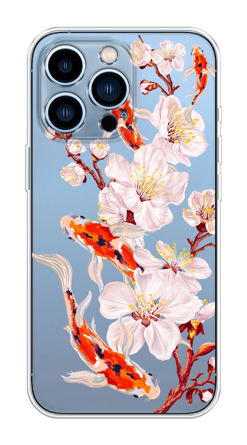 Чехол на Apple iPhone 13 Pro "Карпы и сакура", Оранжевый;розовый;бежевый;прозрачный, 14350-1
Чехол на Apple iPhone 13 Pro "Карпы и сакура", Оранжевый;розовый;бежевый;прозрачный, 14350-1