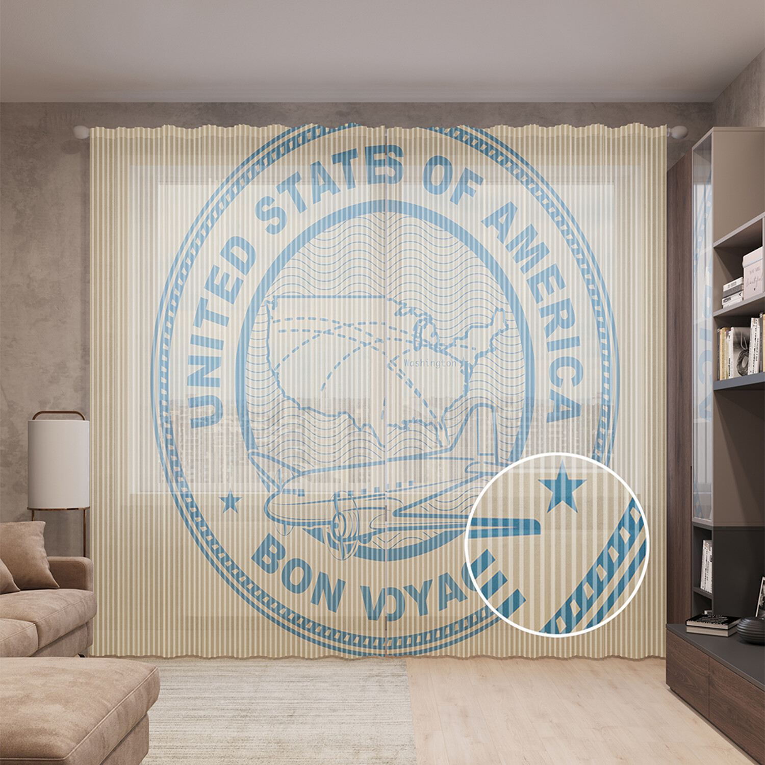 Тюль вуаль на шторной ленте с принтом JoyArty "Путешествие по Америке", 310х265 см, Путешествие по Америке 
Тюль вуаль на шторной ленте с принтом JoyArty "Путешествие по Америке", 310х265 см, Путешествие по Америке