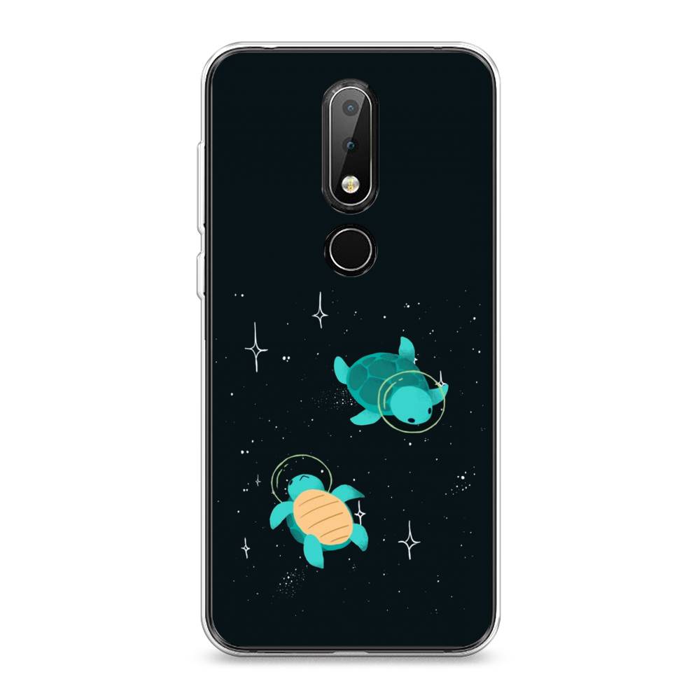 Чехол Awog на Nokia X6 2018 / Нокиа X6 2018 "Черепашки космонавты", Черный;синий, 121450-4
Чехол Awog на Nokia X6 2018 / Нокиа X6 2018 "Черепашки космонавты", Черный;синий, 121450-4
