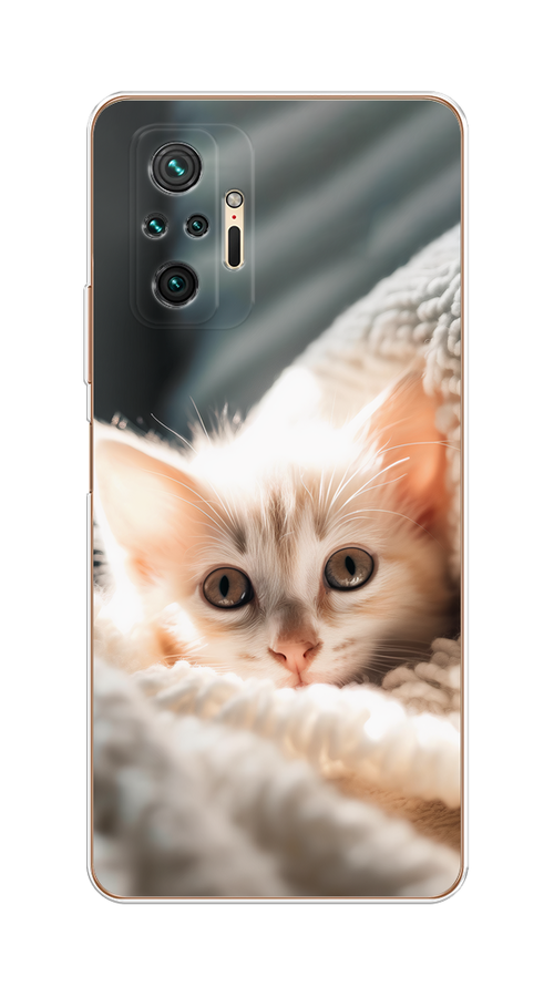 Чехол на Redmi Note 10 Pro "Белый шкодливый котенок", Серый;белый;бежевый;оранжевый, 310050-1
Чехол на Redmi Note 10 Pro "Белый шкодливый котенок", Серый;белый;бежевый;оранжевый, 310050-1