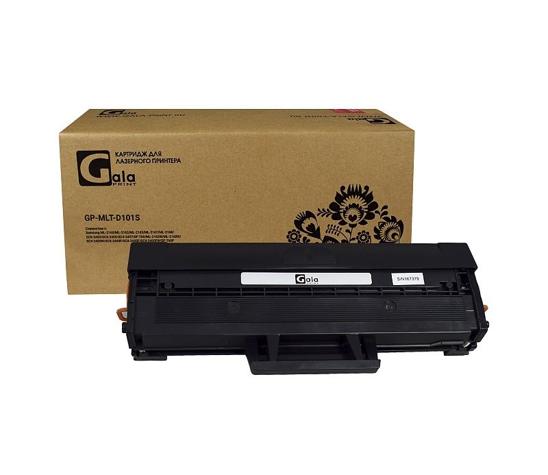 Картридж для лазерного принтера GalaPrint GP_MLT-D101S_New chip black, совместимый, Черный
Картридж для лазерного принтера GalaPrint GP_MLT-D101S_New chip black, совместимый, Черный
