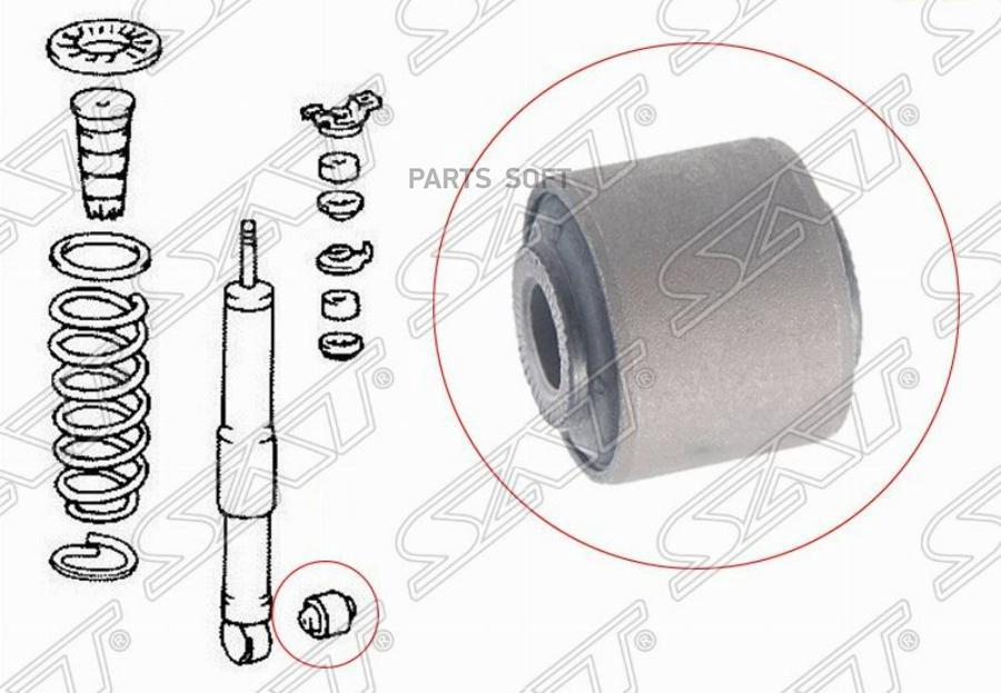 SAT ST-90385-19010 Сайлентблок RR амортизатора нижний LH=RH TOYOTA LAND CRUISER200/LEXUS L
SAT ST-90385-19010 Сайлентблок RR амортизатора нижний LH=RH TOYOTA LAND CRUISER200/LEXUS L