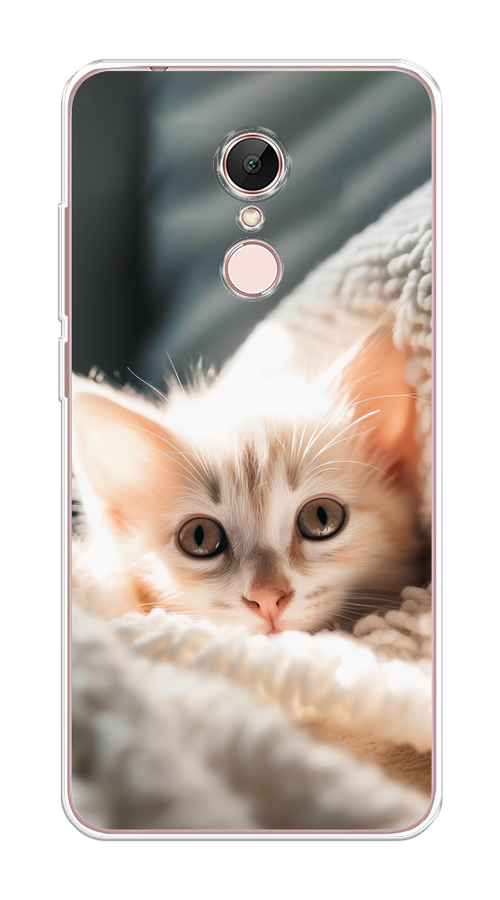 Чехол на Xiaomi Redmi 5 "Белый шкодливый котенок", Серый;белый;бежевый;оранжевый, 33050-1
Чехол на Xiaomi Redmi 5 "Белый шкодливый котенок", Серый;белый;бежевый;оранжевый, 33050-1