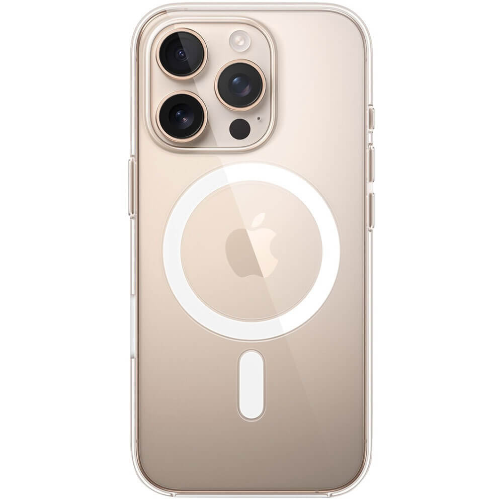 Чехол Apple Clear Case with MagSafe для iPhone 16 Pro прозрачный, Clear Case with MagSafe для iPhone 16 Pro
Чехол Apple Clear Case with MagSafe для iPhone 16 Pro прозрачный, Clear Case with MagSafe для iPhone 16 Pro