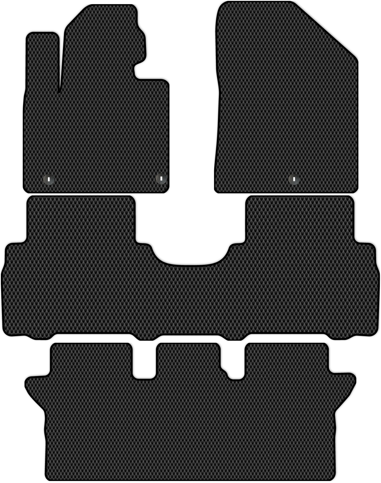 Коврики ЭВА в салон для Kia Sorento Prime 3 (UM) 2014 - 2020 +3 ряд, 4 шт. черный, 2946-WP4YL-H
Коврики ЭВА в салон для Kia Sorento Prime 3 (UM) 2014 - 2020 +3 ряд, 4 шт. черный, 2946-WP4YL-H