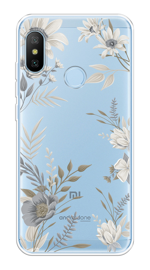 Чехол на Xiaomi Redmi 6 Pro/6 Plus/Mi A2 Lite "Цветы сепия", Серый;прозрачный;зеленый;белый, 33950-1
Чехол на Xiaomi Redmi 6 Pro/6 Plus/Mi A2 Lite "Цветы сепия", Серый;прозрачный;зеленый;белый, 33950-1