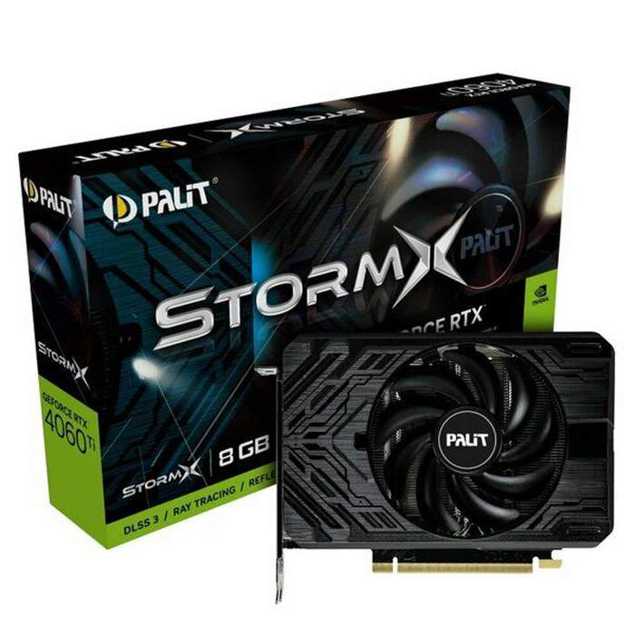 Видеокарта Palit NVIDIA GeForce RTX 4060 Ti StormX (ne6406t019p1-1060f), Черный, GeForce RTX 4060 Ti StormX
Видеокарта Palit NVIDIA GeForce RTX 4060 Ti StormX (ne6406t019p1-1060f), Черный, GeForce RTX 4060 Ti StormX