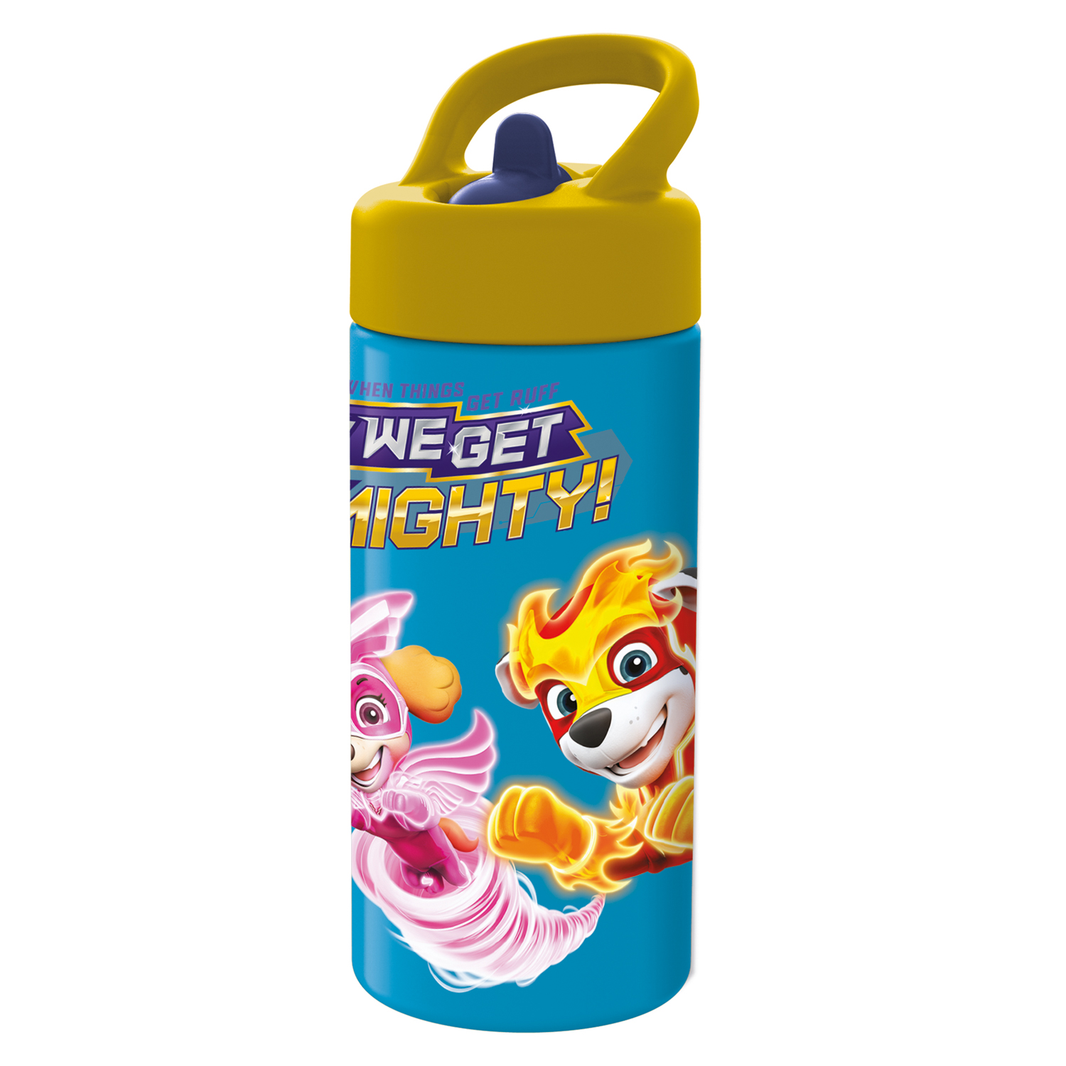 фото Бутылка пластиковая спортивная "щенячий патруль. могучие щенки" 410 мл, stor nd play