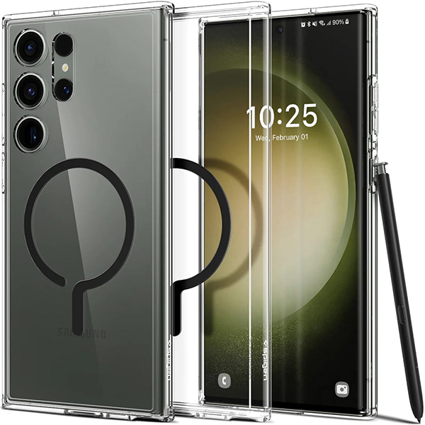 Чехол Spigen Ultra Hybrid OneTap Ring для Samsung Galaxy S23 Ultra прозрачно-черный, Прозрачный;черный, Ultra Hybrid OneTap Ring
Чехол Spigen Ultra Hybrid OneTap Ring для Samsung Galaxy S23 Ultra прозрачно-черный, Прозрачный;черный, Ultra Hybrid OneTap Ring