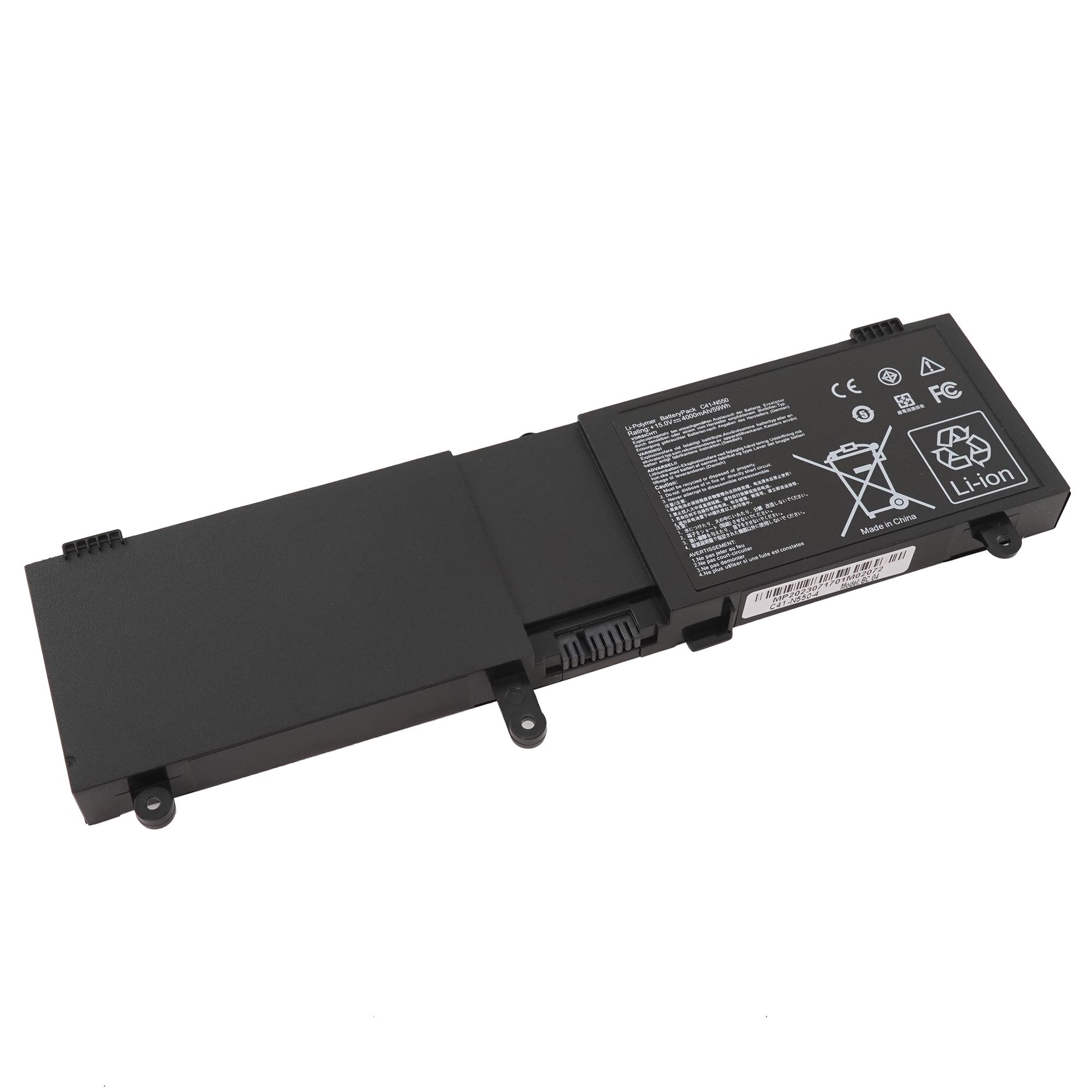 Аккумулятор Azerty C41N550 для Asus N550 / G550 / G550 (C41-N550, 0B200-00390000) 4000mAh, C41N550
Аккумулятор Azerty C41N550 для Asus N550 / G550 / G550 (C41-N550, 0B200-00390000) 4000mAh, C41N550
