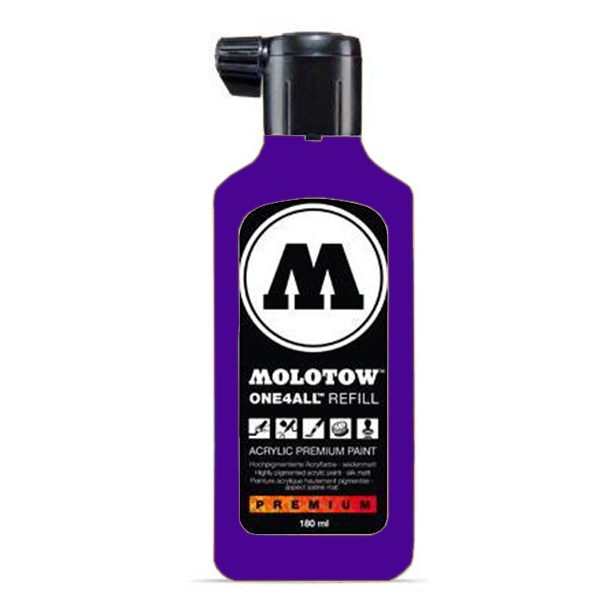 Акриловая заправка для маркеров Molotow One4All 180мл, Фиолетовый, One4all 180мл Темно-Фиолетовые
Акриловая заправка для маркеров Molotow One4All 180мл, Фиолетовый, One4all 180мл Темно-Фиолетовые