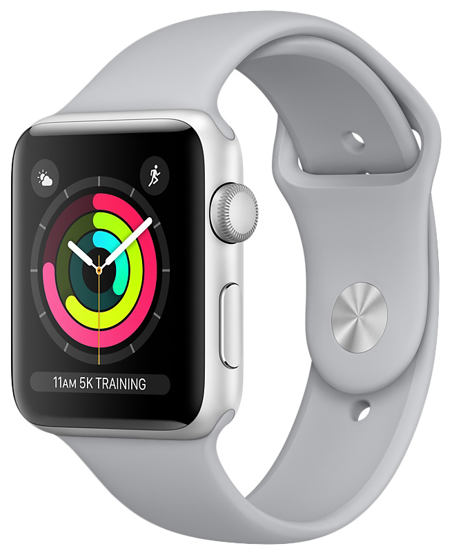 Смарт-часы Apple Watch Series 3 42mm Silver with Fog Band (MQL02RU/A), Watch Series 3
Смарт-часы Apple Watch Series 3 42mm Silver with Fog Band (MQL02RU/A), Watch Series 3