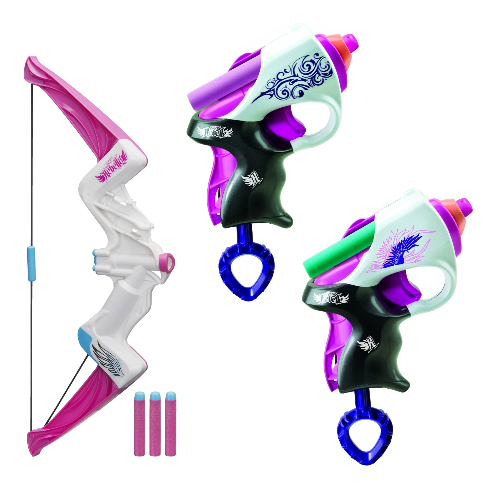 Набор игрушечного оружия Hasbro Nerf Rebelle Яркое приключение и Сладкая парочка, яркое приключение + Сладкая парочка
Набор игрушечного оружия Hasbro Nerf Rebelle Яркое приключение и Сладкая парочка, яркое приключение + Сладкая парочка