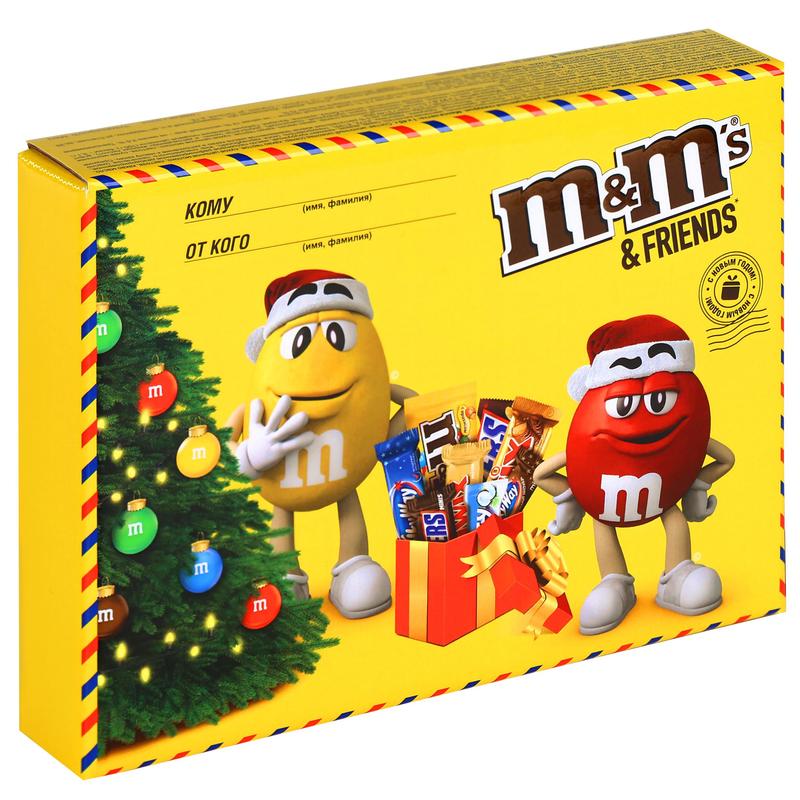 фото Подарочный набор m&ms and friends бандероль 263г m&m`s